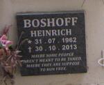 BOSHOFF Heinrich 1962-2013