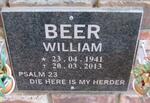 BEER William 1941-2013