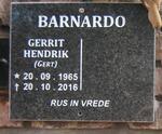 BARNARDO Gerrit Hendrik 1965-2016