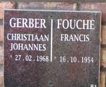 GERBER Christiaan Johannes 1968- & Francis FOUCHÉ 1954-