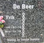 BEER Frik, de 1943-2015