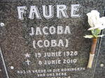 FAURE Jacoba 1928-2010