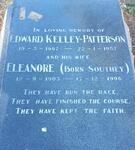PATTERSON Edward, KELLEY 1907-1957 & Eleanore SOUTHEY 1903-1996