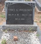 POSTHUMUS Emily G. 1911-1957