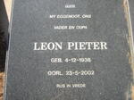 PRETORIUS Leon Pieter 1936-2002 & Sarah 1932-