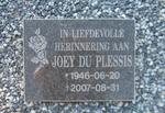 PLESSIS Joey, du 1946-2007