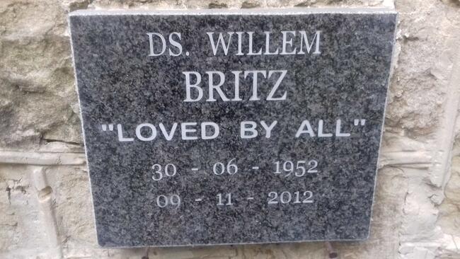 BRITZ Willem 1952-2012