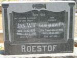 ROESTOF Jan W.F. 1879-1953 & Gertruida F.A. SWART 1889-1961