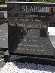 SLABBER Woutrina Andrietta 1905-1991