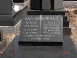 WALT Barend Johannes, van der 1911-1989 & Anna Catharina DREYER 1913-2002
