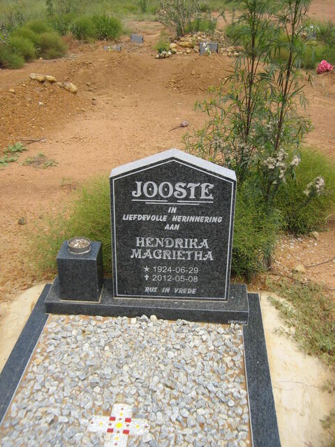 JOOSTE Hendrika Magrietha 1924-2012