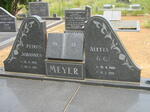 MEYER Petrus Johannes 1909-1986 & Aletta G.C. 1908-1995