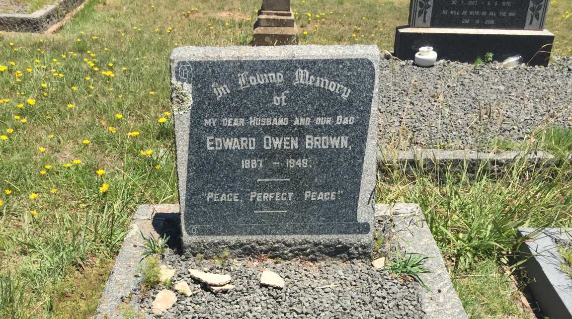BROWN Edward Owen 1887-1948