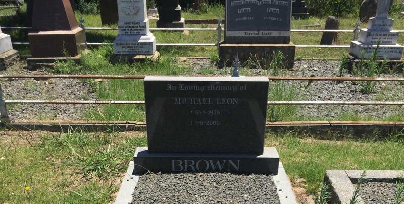 BROWN Michael Leon 1936-2000