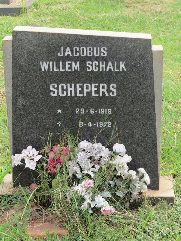 SCHEPERS Jacobus Willem Schalk 1918-1972