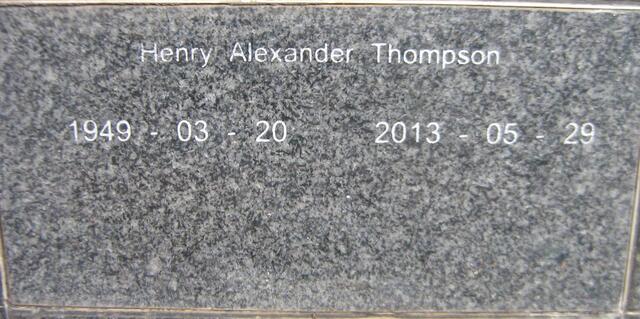 THOMPSON Henry Alexander 1949-2013