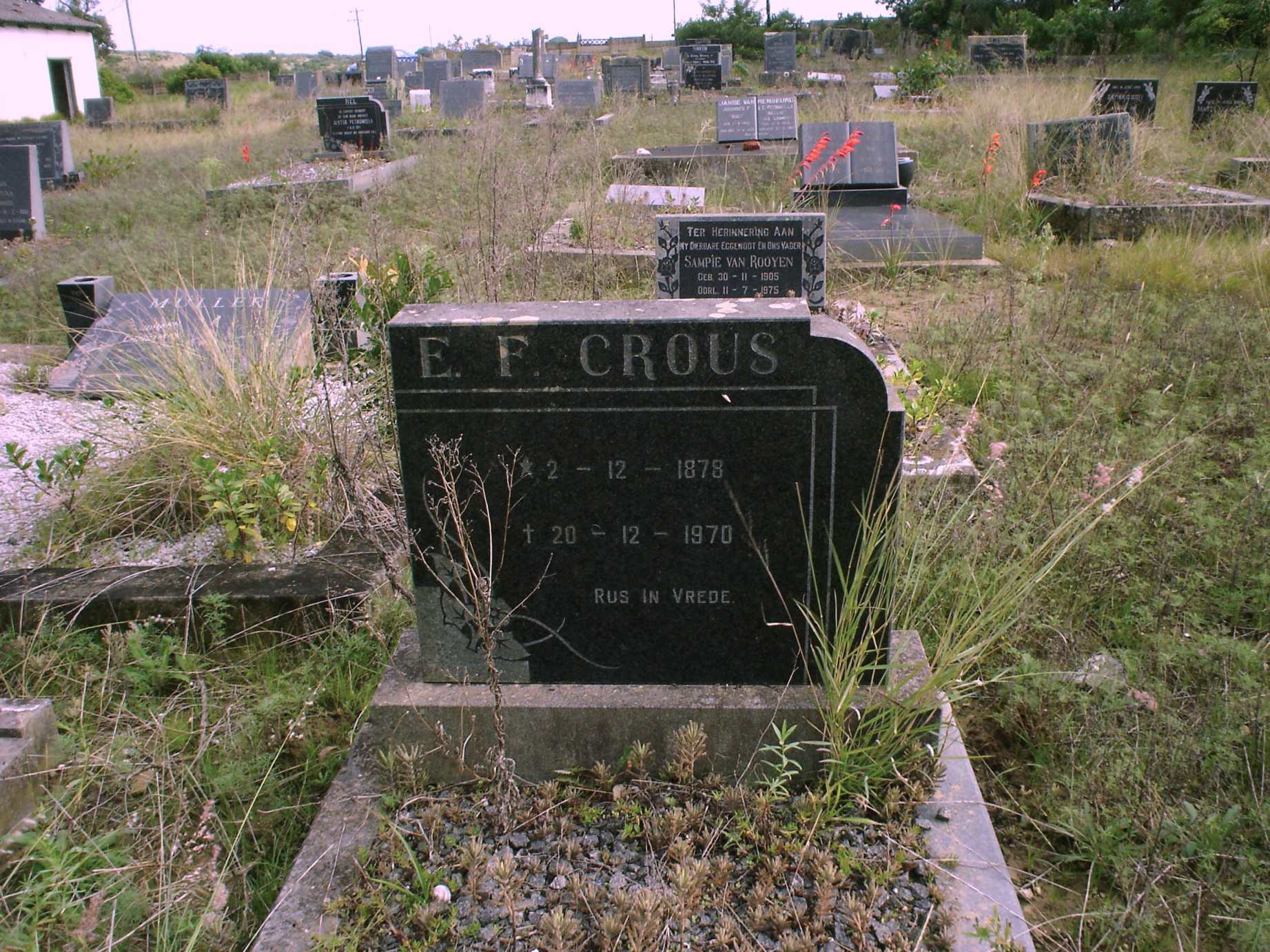 CROUS E.F. 1878-1970