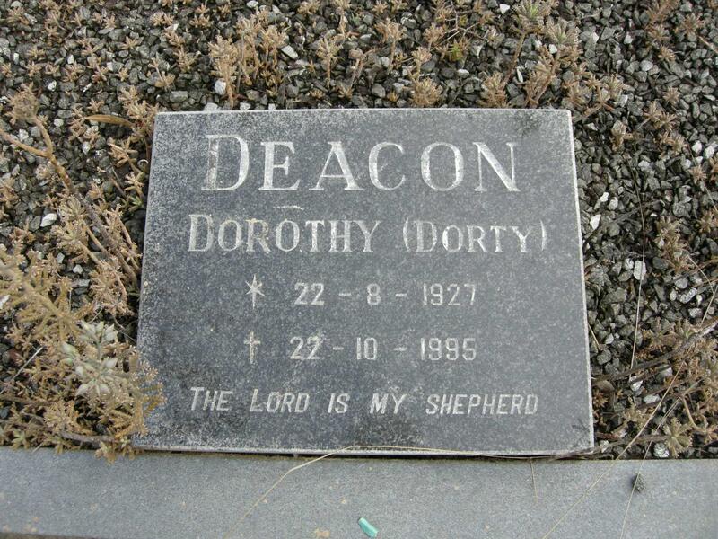 DEACON Dorothy 1927-1995