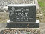 CHOWLES Vera Ethel nee GIBBON 1890-1977
