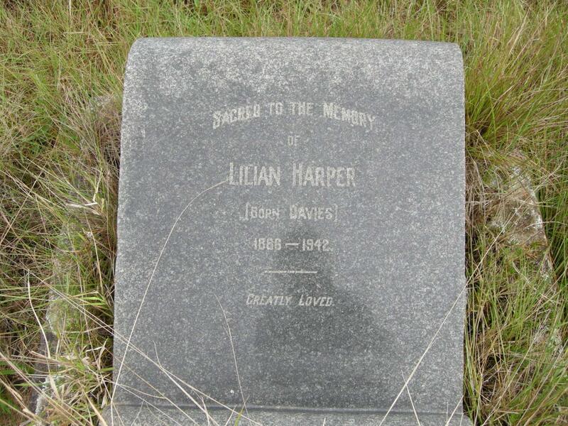 HARPER Lilian nee DAVIES 1886-1942