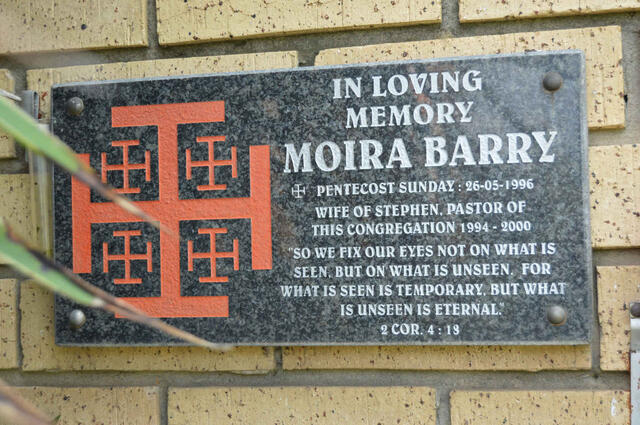 BARRY Moira -1996