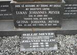 MEYER Lukas Johannes 1912-1970 & Gezina Johanna 1916-1985 :: MEYER Johannes Willem 1938-2016