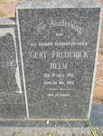 HELM Gert Frederick 1893-1945