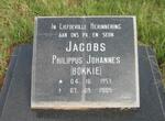 JACOBS Philippus Johannes 1953-2005