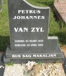 ZYL Petrus Johannes, van 1929-2004