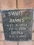 SWART Hannes 1932-2010 & Drina 1937-