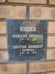 VISSER Cornelius Gregorius 1942- & Christina Gerbrecht ROUSSEAU 1947-