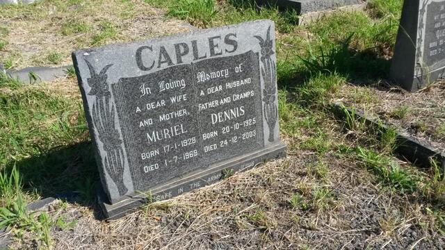 CAPLES Dennis 1925-2003 & Muriel 1928-1969