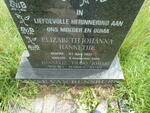 RENSBURG Elizabeth Johanna Hannetjie, Janse van 1937-2005