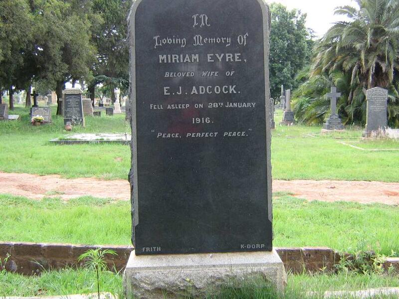 ADCOCK Miriam Eyre -1916
