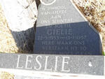 LESLIE Gielie 1953-1957
