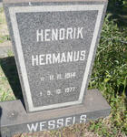 WESSELS Hendrik Hermanus 1914-1977