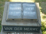 MERWE J.S.J., van der 1899-1954