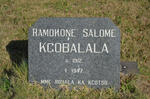 KGOBALALA Ramokone Salome 1912-1947
