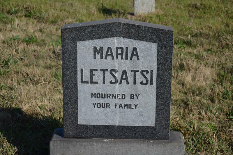 LETSATSI Maria