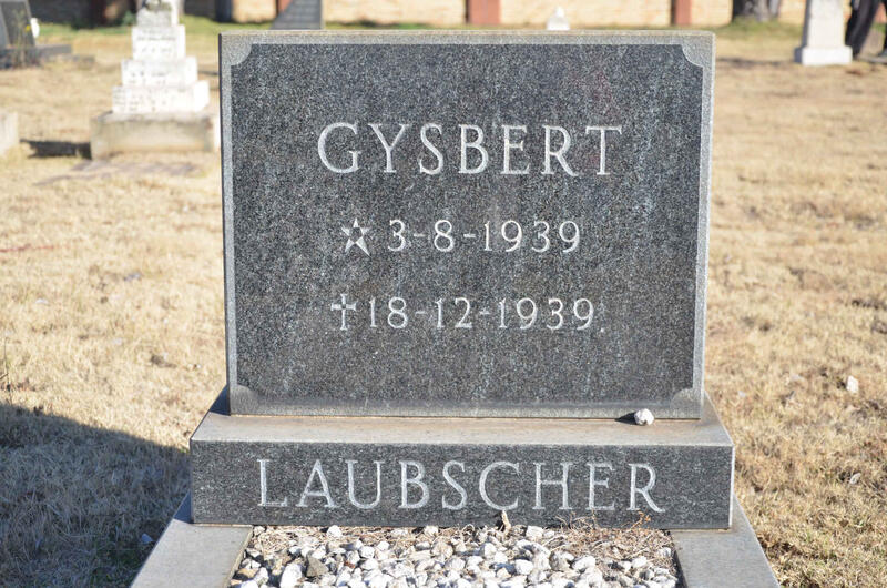 LAUBSCHER Gysbert 1939-1939
