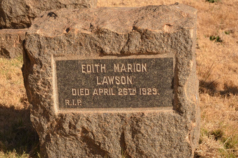 LAWSON Edith Marion -1929