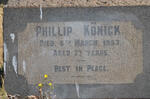 KÖNICK Phillip -1953