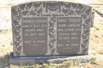 FRASER Donald 1873-1953 & Annie LAMBTON 1879-1952