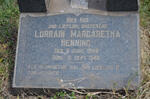 HENNING Lorrain Margaretha 1948-1948