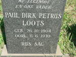 LOOTS Paul Dirk Petrus 1904-1970