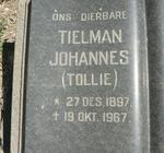 ? Tielman Johannes 1897-1967