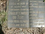 TOIT Charlotte Harriet, du nee REED 1886-1945