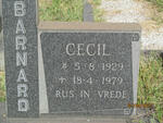 BARNARD Cecil 1929-1979