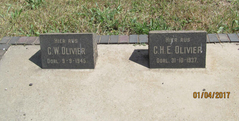 OLIVIER C.H.E. -1937 & C.W. -1945