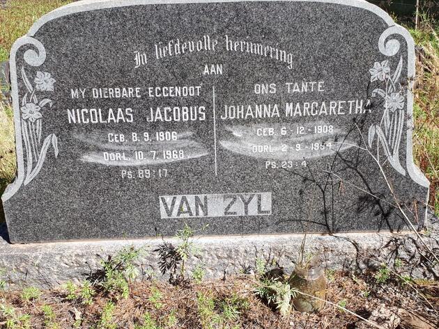 ZYL Nicolaas Jacobus, van 1906-1968 & Johanna Margaretha 1908-1994